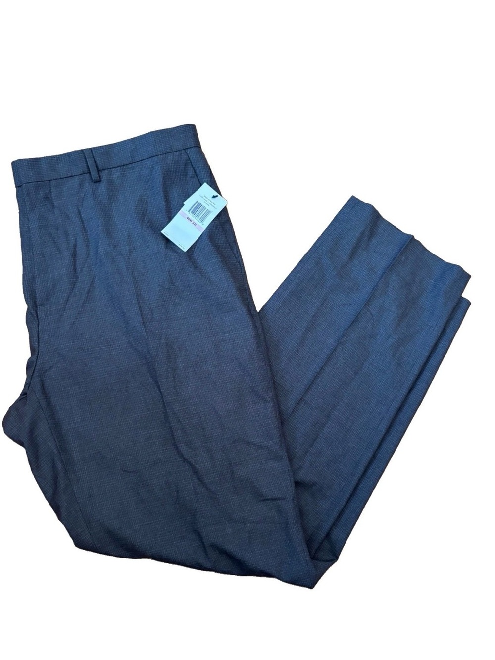 Calvin Klein Men’s Straight Fit Dress Pants - Cinderblock Gray - 40x32